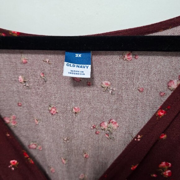 NWOT Old Navy Size 3x Ruched Midi Dress - Picture 4 of 4